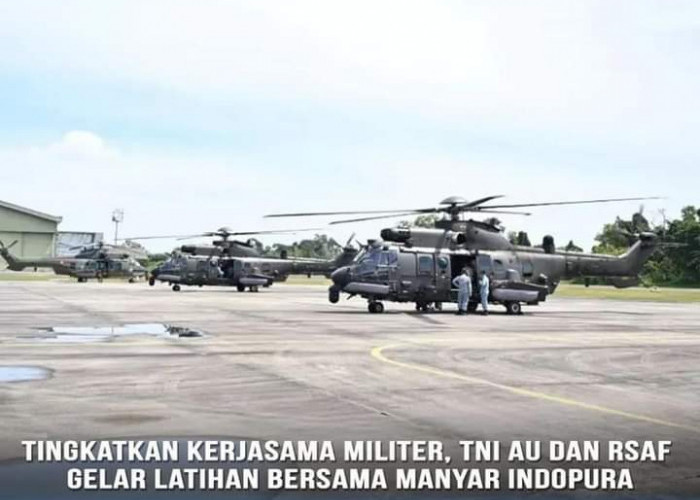 Perkuat Kemampuan Crew, TNI AU - RSAF Gelar Latihan Bersama 