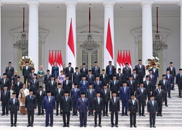 48 Menteri Kabinet Merah Putih resmi Dilantik Presiden Prabowo Subianto