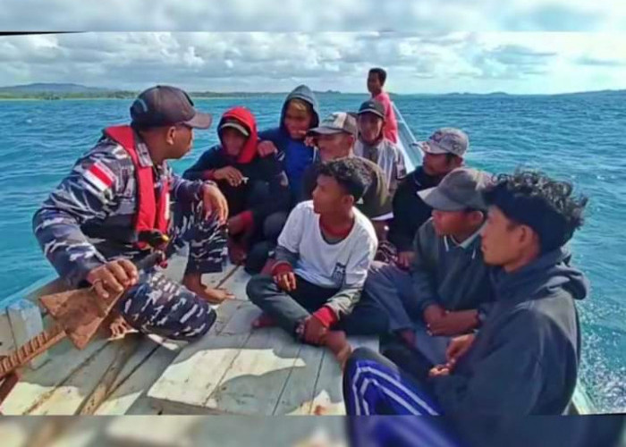 12 Nelayan Indonesia yang Terdampar di Australia Dijemput TNI AL 