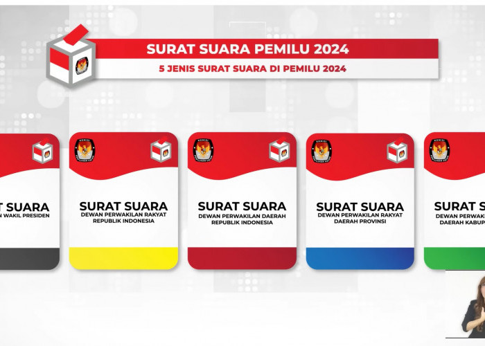 Biar Gak Bingung, Kenali 5 Jenis Warna Surat Suara untuk Pemilu 2024