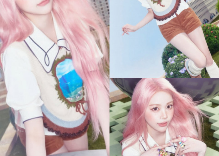 Tampil dengan Rambut Pink, Carmen Heart2Heart Curi Perhatian di Teaser “RUDE”