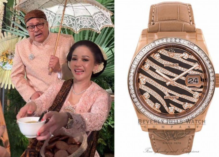 Jam Tangan Macan Tutul Seharga Rp2,1 Miliar Maia Estianty di Pernikahan El Rumi Jadi Sorotan