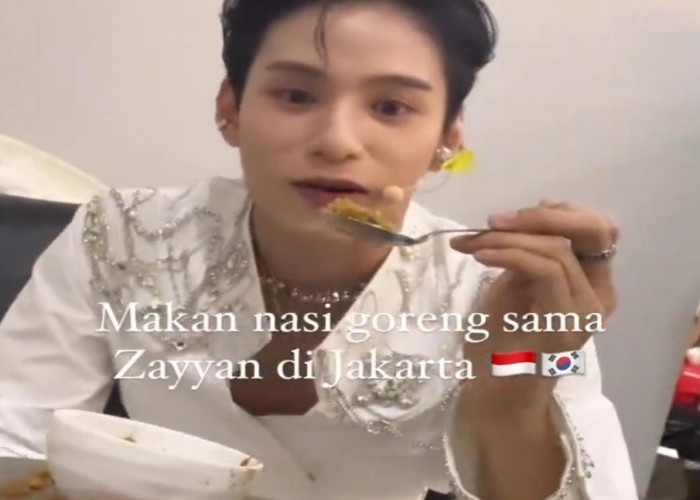 Pulang Kampung, Zayyan XODIAC Makan Nasi Goreng, Netizen: Bahasa Indonesianya Lancar Banget