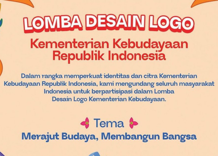 Lomba Desain Logo Kementerian Kebudayaan, Hadiah 200 Jutaan, Wow!