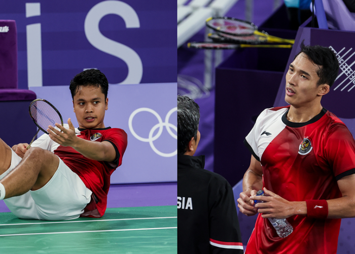 Olimpiade Paris 2024: Respon Jonathan Christie dan Anthony Ginting Setelah Tumbang di Fase Grup