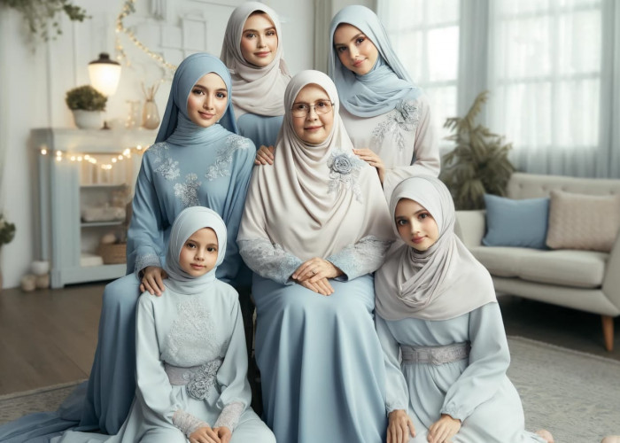 Edisi Baju Lebaran: Warna Powder Blue Akan Jadi Tren Lebaran 2025?