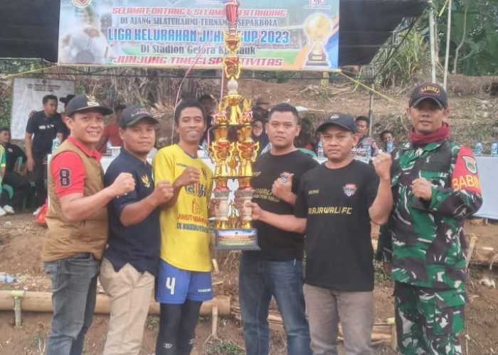 Final Sepak Bola Piala Kelurahan Juhut Berlangsung Meriah, Lurah Juhut: Kebersamaan Harga Mati 