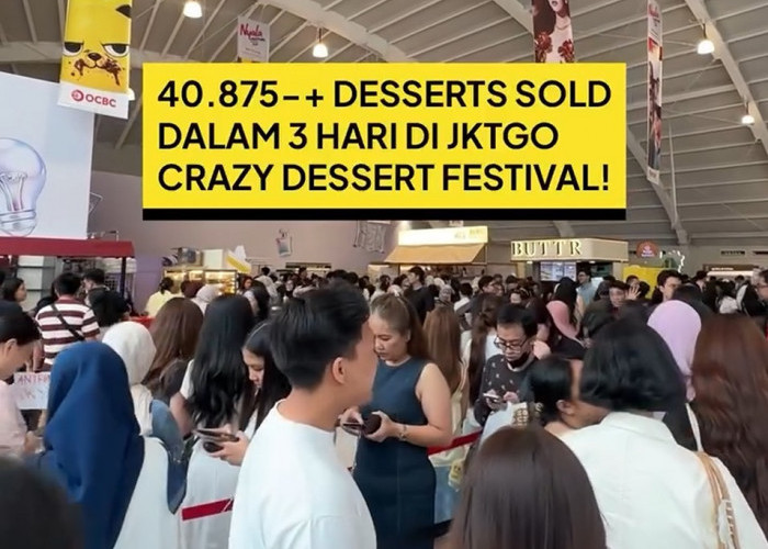 JKTGO Crazy Dessert Festival Hadirkan Beragam Kudapan Manis di Jakarta