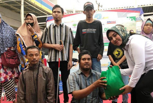 Perempuan Tani HKTI Banten Bantu Disabilitas di Kota Serang