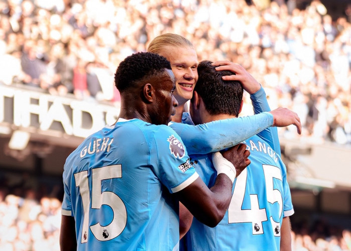 Haaland Bungkam Arsenal, City Rebut Kendali Perebutan Gelar Lewat Drama di Etihad