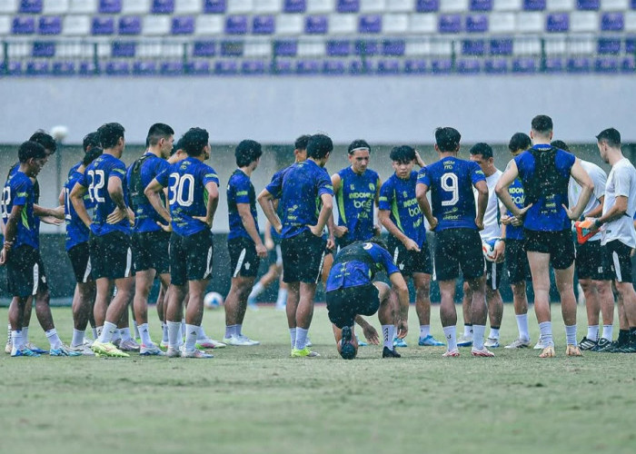 Empat Pilar Persita Tangerang Kembali Latihan, Tambah Kekuatan Jelang Laga Krusial