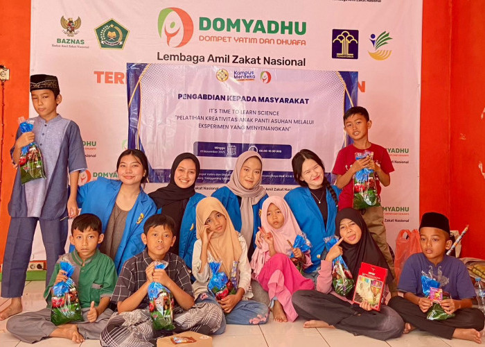 PKM Mahasiswa Unpam Gelar Pelatihan Pelatihan Kreativitas Anak Panti Asuhan