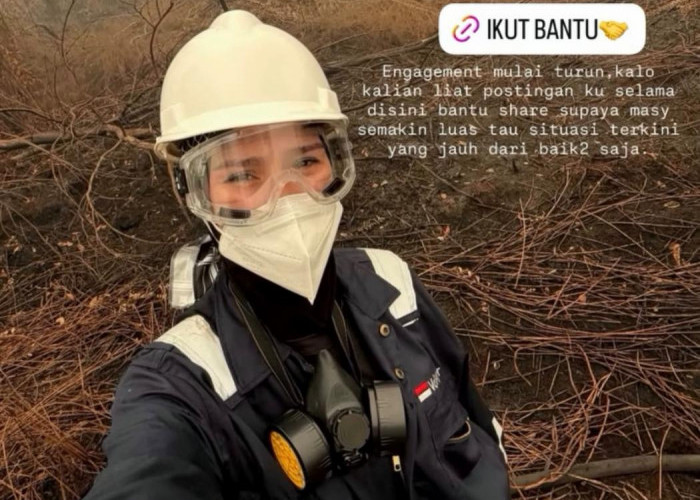 Terjun ke Lokasi Karhutla Kalimantan, Zaskia Adya Mecca Dibuntuti Orang Tak Dikenal