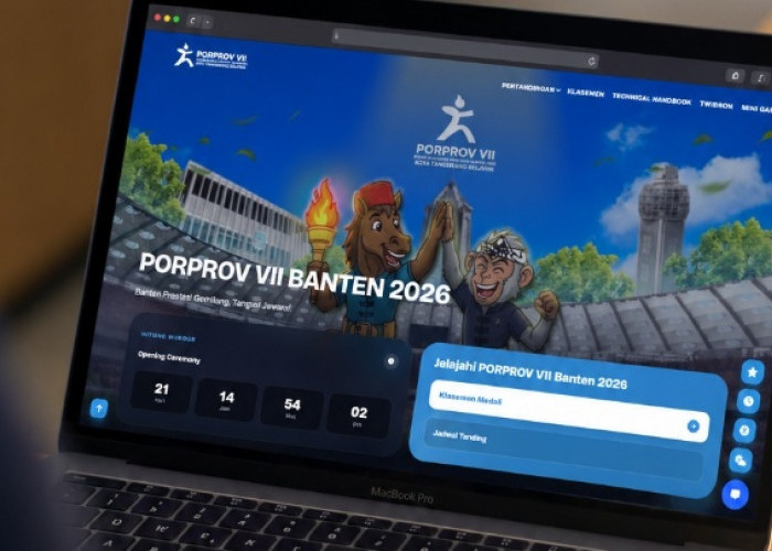 Website Resmi PORPROV VII Banten 2026 Diluncurkan, Masyarakat Bisa Akses Informasi Lewat HELITA