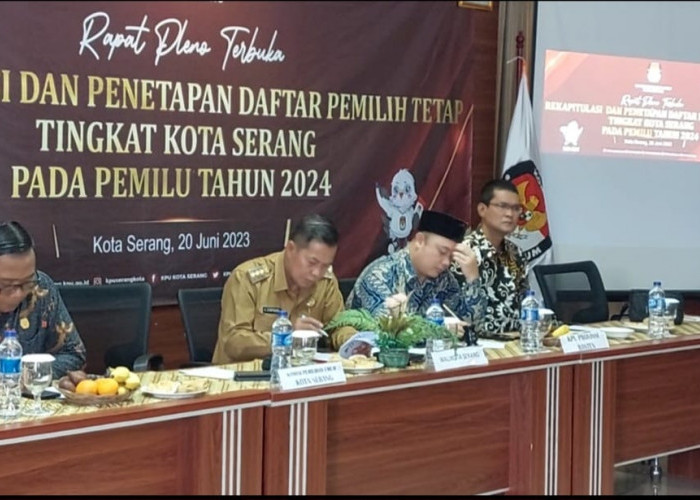 Di Kota Serang Daftar Pemilih Tetap Pemilu 2024 di Didominasi Pemilih Pemula