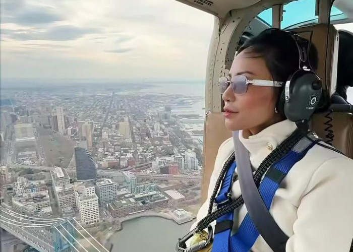 Rachel Vennya Liburan ke New York, Naik Helikopter Jadi Sorotan Publik