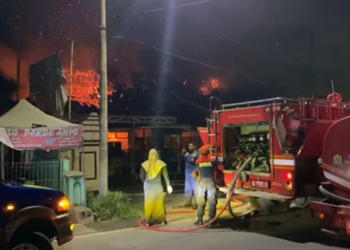 Imbas Kantornya Terbakar, Aktivitas 90 Pegawai DinkopUKMPerindag Kota Serang Terhenti