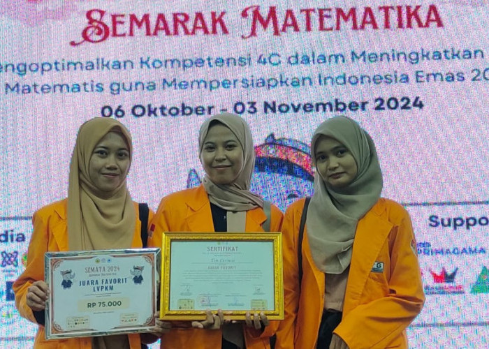 Delegasi Universitas Primagraha, Tim Ceriwis, Raih Juara Favorit pada Lomba Video Pembelajaran Kreatif Matemat