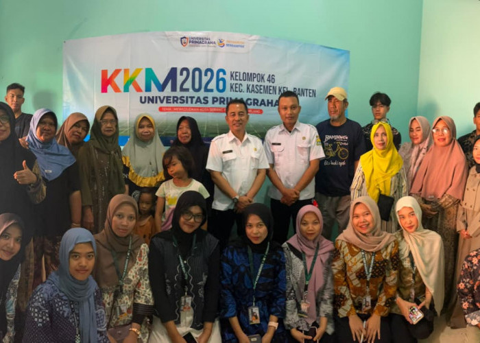 KKM Kelompok 46 Kelurahan Banten Universitas Primagraha Sukses Gelar Sosialisasi Serang Digital