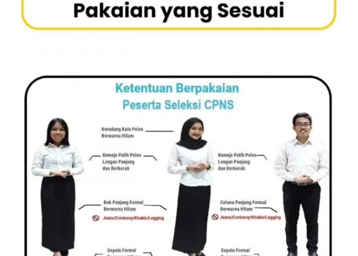 Aturan Pakaian Tes SKD CPNS 2024 Bolehkah Memakai Kemeja Broken White atau Putih Tulang? Ini Penjelasannya