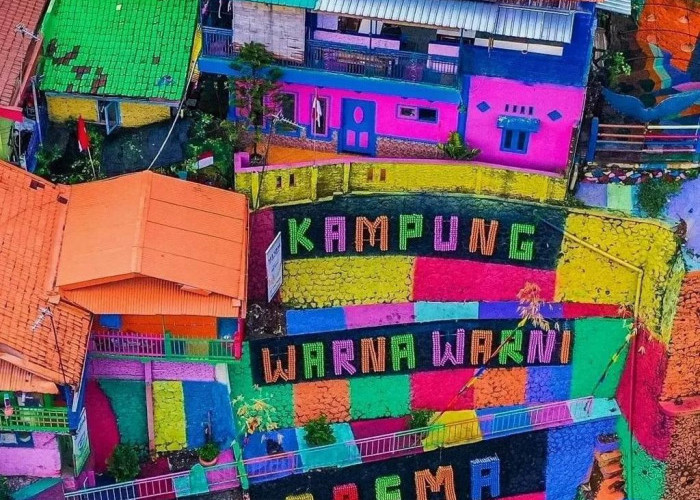 Kampung Warna Warni Jodipan: Palette Keindahan di Malang