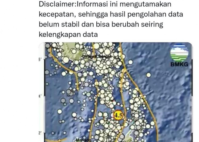 BREAKINGNEWS: Sulut Diguncang Gempa Magnitudo 7,1