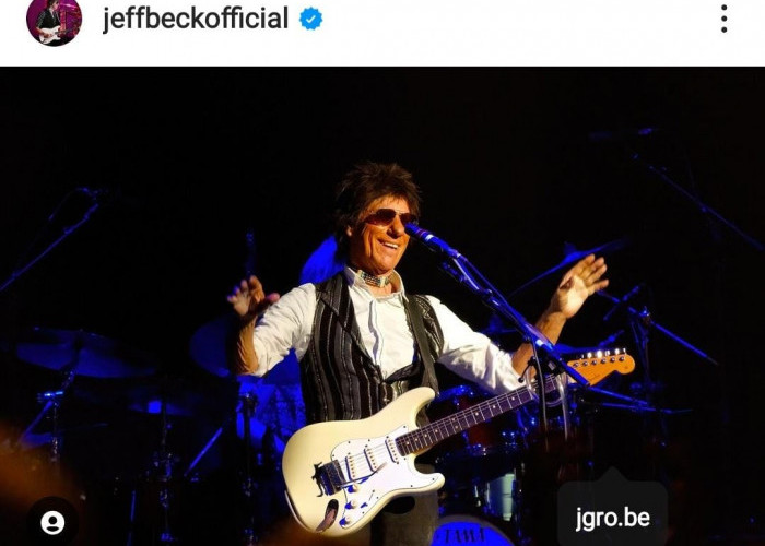 Selamat Jalan Jeff Beck, Pecinta Rock Dunia Berduka