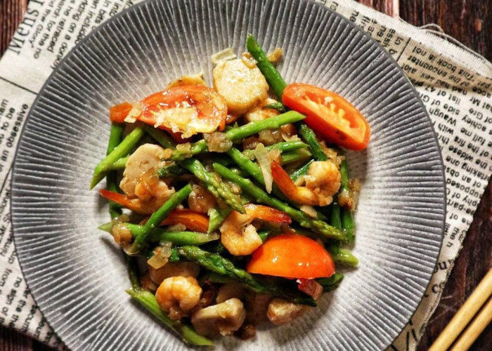 Nikmatnya Tumis Asparagus Udang: Menu Sehat untuk Keluarga	