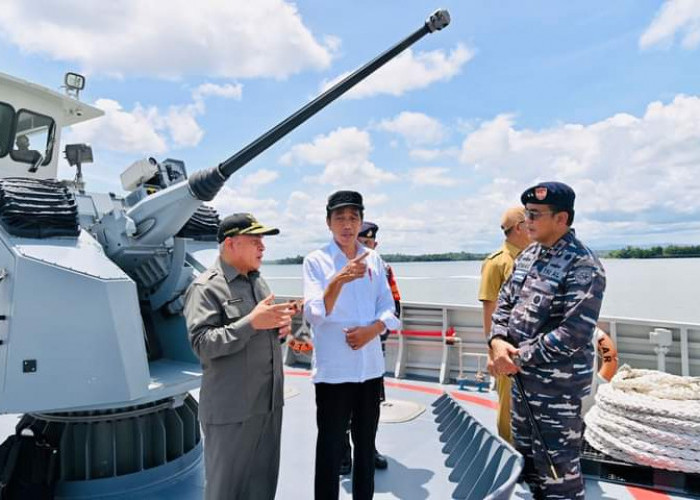Ke IKN Lewat Jalur Laut, Jokowi Gunakan Kapal Patroli Buatan Banten 