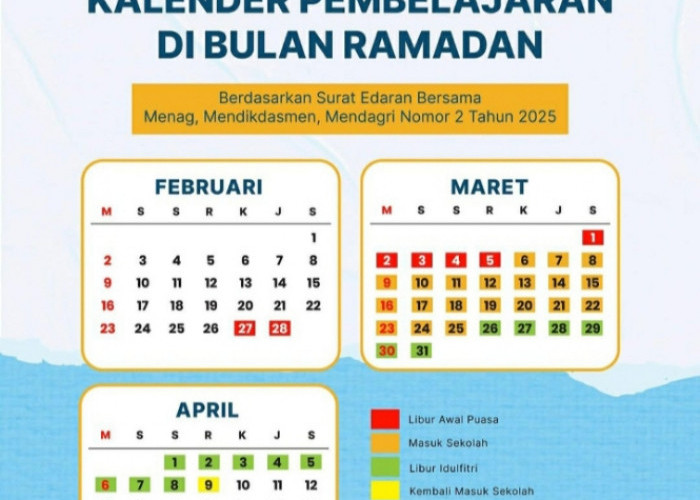 Pemerintah Tetapkan Jadwal Libur Awal Puasa Ramadan 2025 untuk Siswa