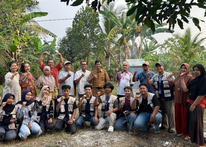 Atasi Sampah Rumah Tangga, Mahasiswa Ciptakan Tungku TUNAS di Desa Panamping