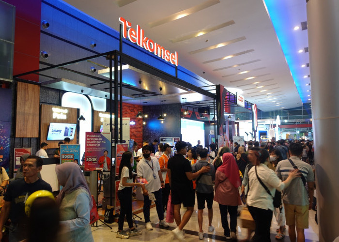  Ke Jakarta Fair Kemayoran, Jangan Lupa Mampir ke  Booth Telkomsel