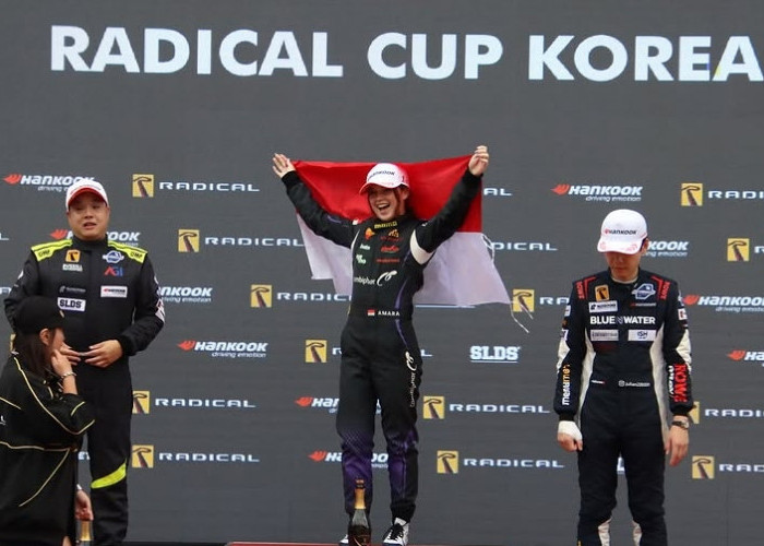 Amara Angelica Bawa Bendera Indonesia ke Podium Korea, Juara Superrace Championship Radical Cup 2026