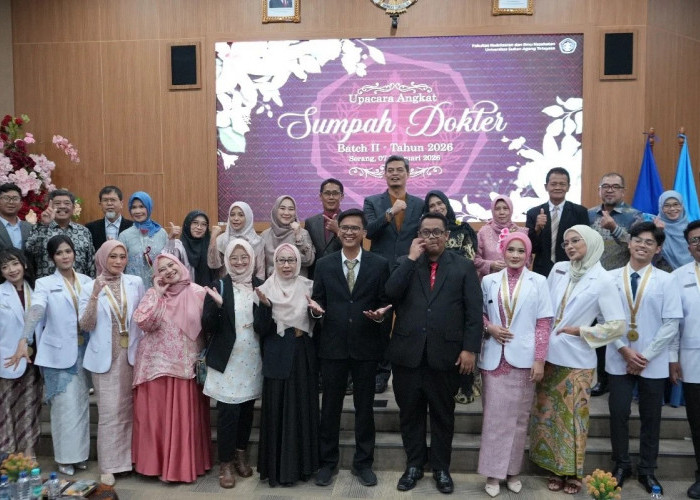 Untirta Resmi Kukuhkan Dokter Baru Batch II 2026
