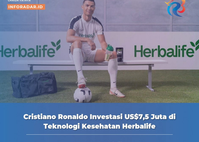 Cristiano Ronaldo Investasi US$7,5 Juta di Teknologi Kesehatan Herbalife