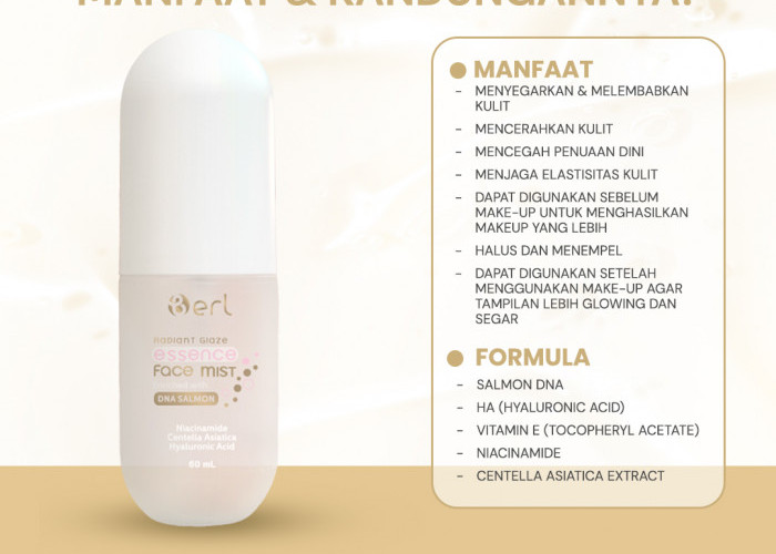 B Erl Hadirkan Radiant Glaze Essence Face Mist, Rahasia Kulit Glowing Instan Sepanjang Hari