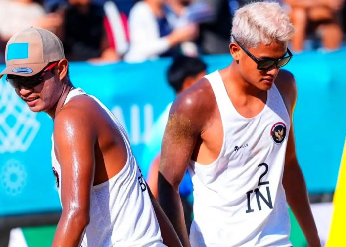 Langkah Skuad Merah Putih Terhenti di Babak Perempat Final Turnamen Voli Pantai Asia