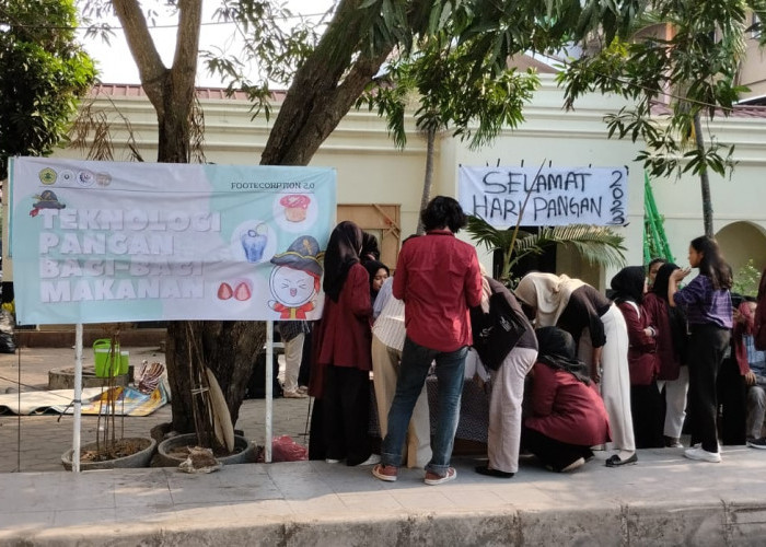 Sambut Hari Pangan Sedunia, Himagipan Untirta Bagi-bagi Makanan Gratis