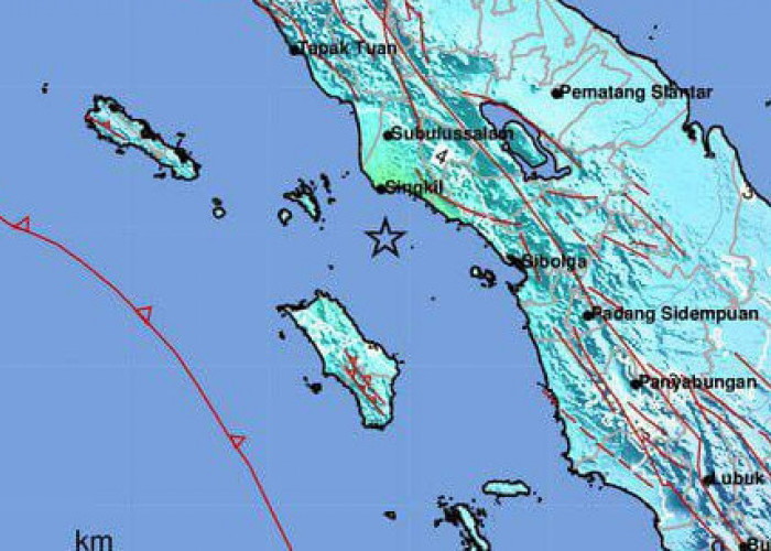 Gempa Bumi Magnitudo 6,2 Guncang Aceh Singkil