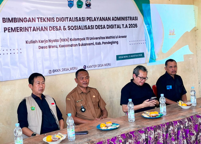 Desa Weru Jadi Pilot Project Smart Village di Kabupaten Pandeglang