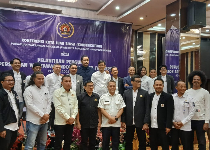 Pengurus PWI Kota Tangerang Periode 2025-2028 Resmi Dilantik