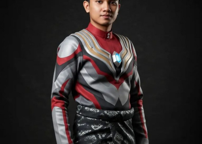 Desain Unik Baju Lebaran Bertemakan Super Hero Ultraman 