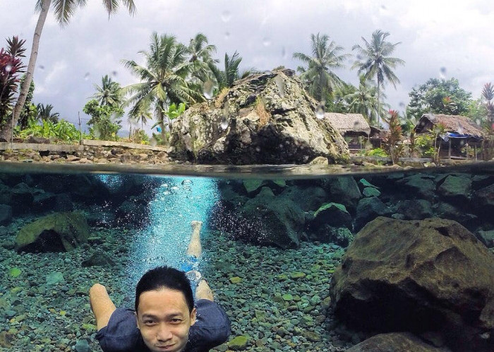 Kolam Situs Citaman, Tempat Wisata di Pandeglang yang Bisa Foto di Bawah Air