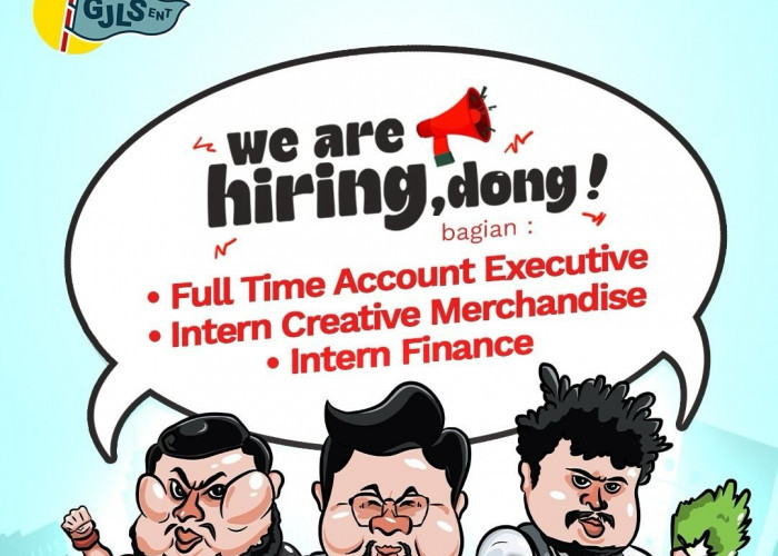 GJLS Entertainment Buka Tiga Loker Posisi Full Time dan Paid Intern