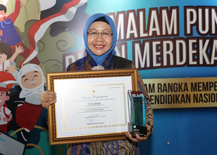 Pemprov Banten Raih Anugerah Merdeka Belajar sebagai Provinsi Inspiratif Transformasi Pembelajaran