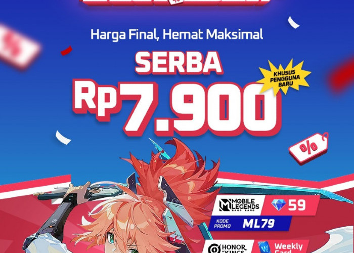 Promo Merdeka Serba Rp 7,900 Lapakgaming x GoPay untuk Top Up HOK, ML, dan FF