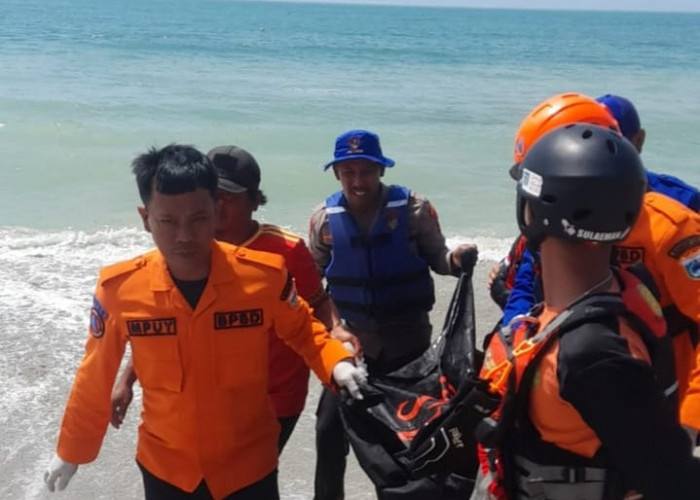 Tim SAR Gabungan Temukan Santri yang Sempat Hilang di Pantai Sumur