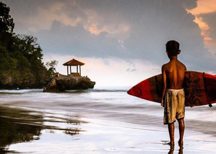 Jadi Salah Satu Obyek Wisata Andalan Provinsi Banten, Pantai Ini Sukses Bikin Netizen Terpukau