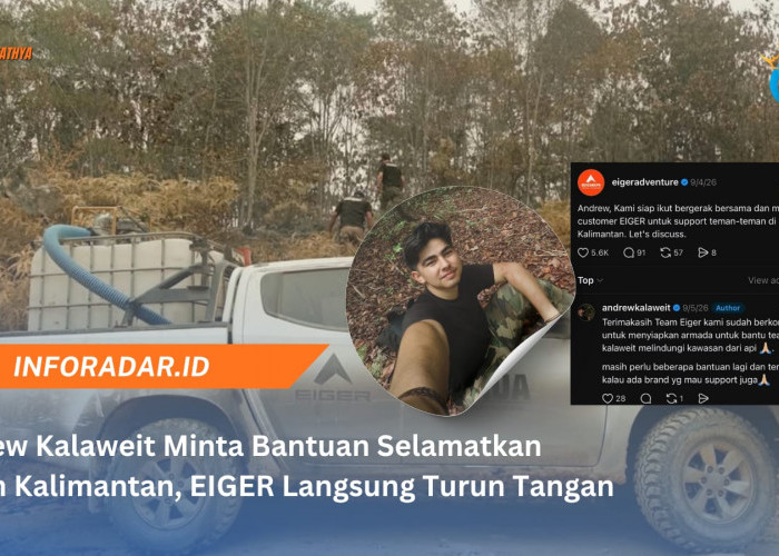 Andrew Kalaweit Minta Bantuan Selamatkan Hutan Kalimantan, EIGER Langsung Turun Tangan