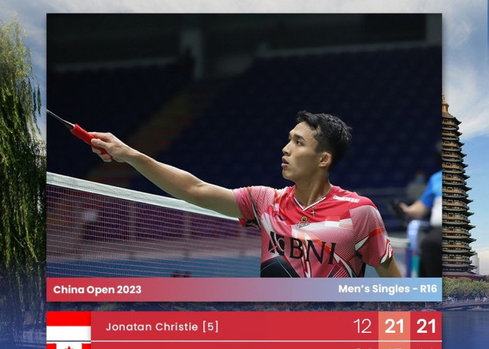 Tumbangkan Brian Yang, Jojo Pastikan Indonesia Satu Tiket Semifinal Tunggal Putra China Open 2023